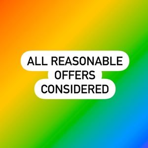 All reasonable offers considered.